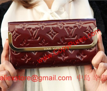 ルイ・ヴィトン ヴェルニ 長財布 ルージュフォーヴィスト M91592 